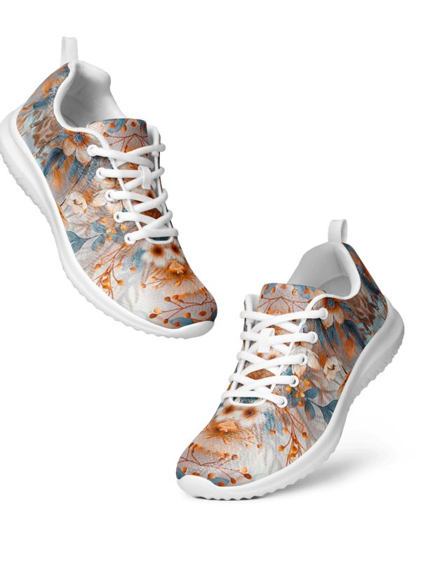 Floral Symphony: Symmetrische Damen-Sneaker Athletic Shoes product image (1)