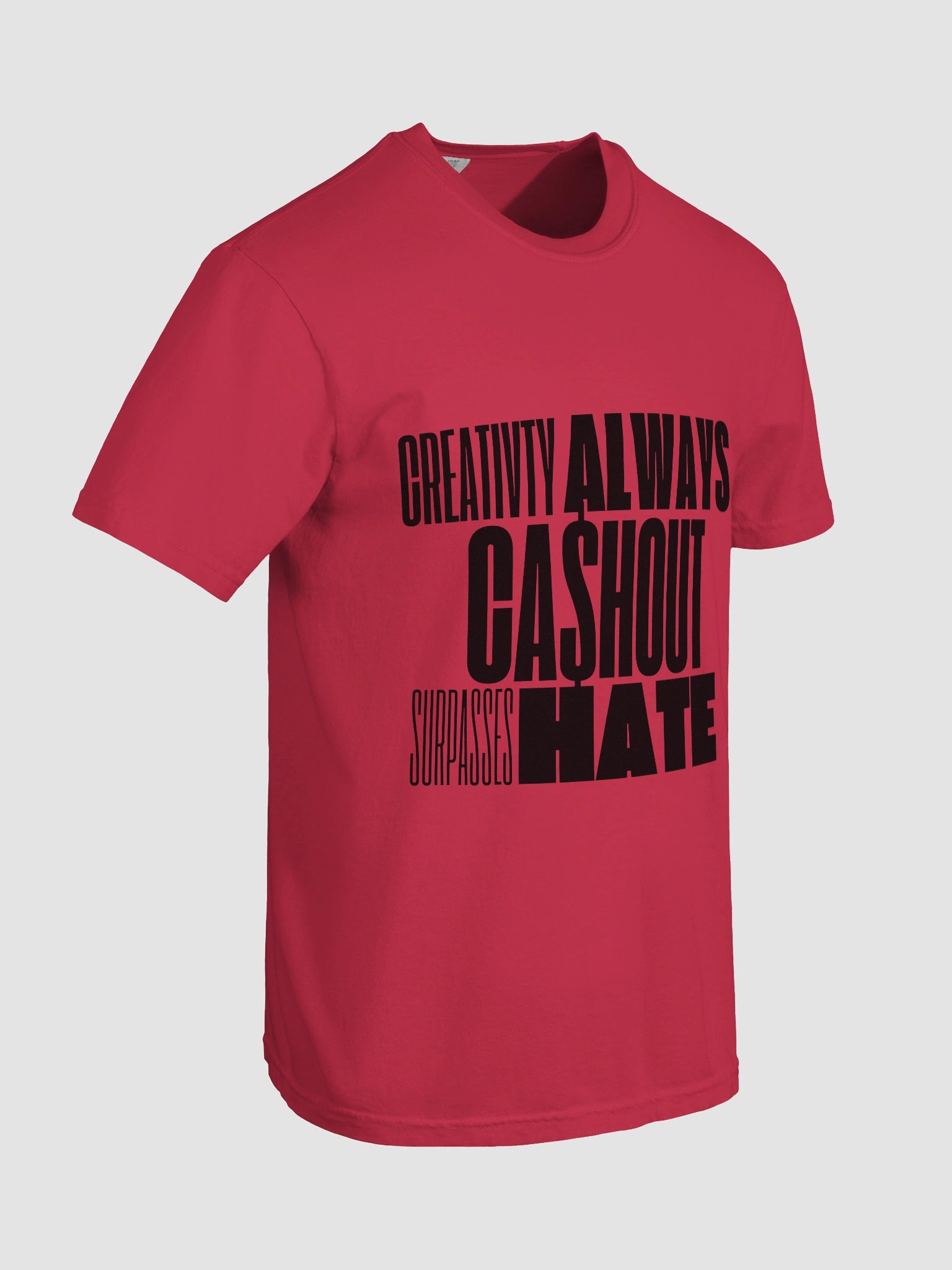 CASHOUT Signature Tee (Black Letters) product image (51)