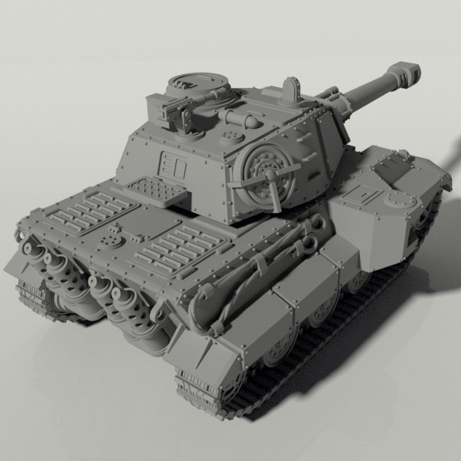 Grim Tiger II Heavy Battle Tank STLs product image (7)