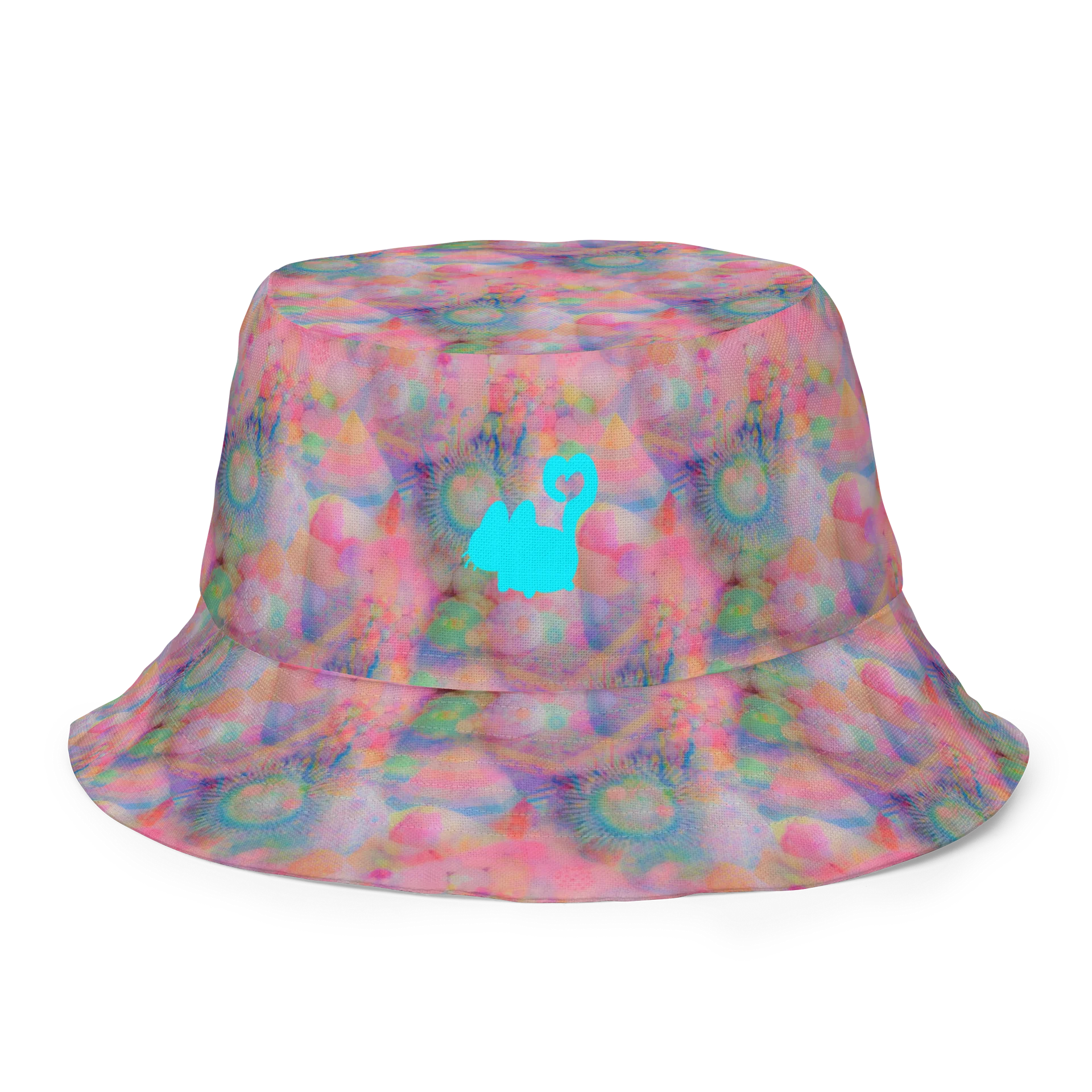 vangoggles.com reversible bucket hat (spacescape/acidrainbow) product image (2)