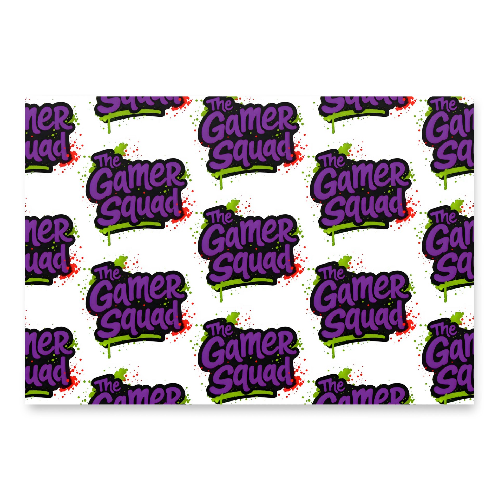 Gamer Squad Gift wrap Set product image (2)