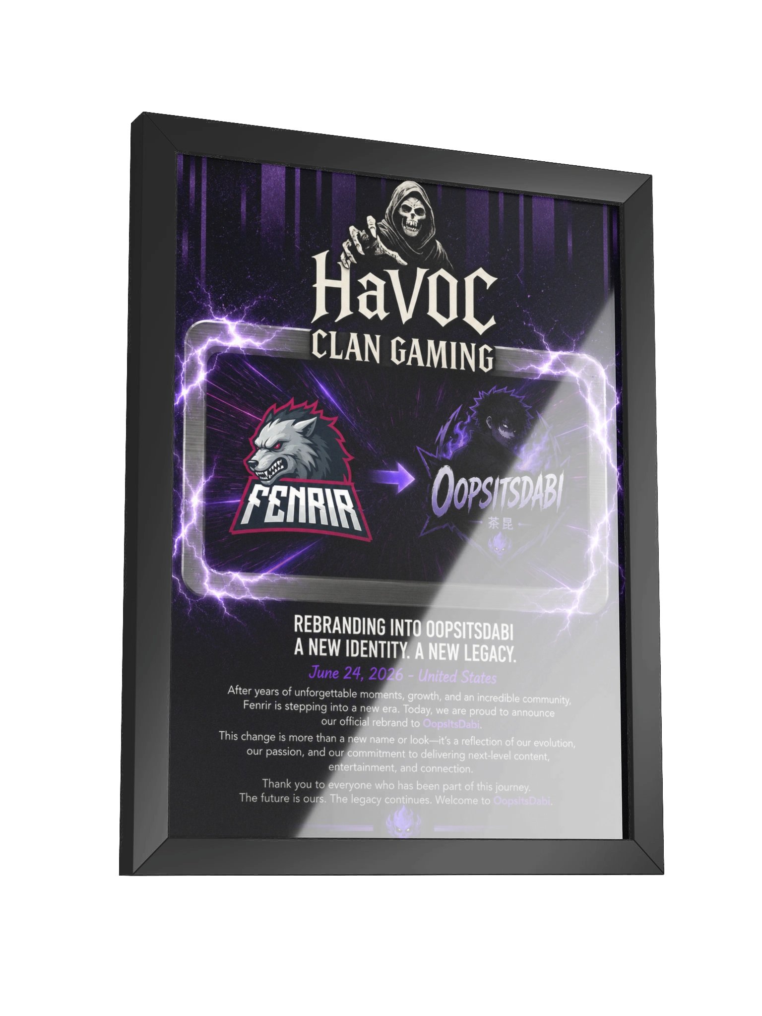 "oopsitsdabi' Rebrand Gaming Poster product image (3)