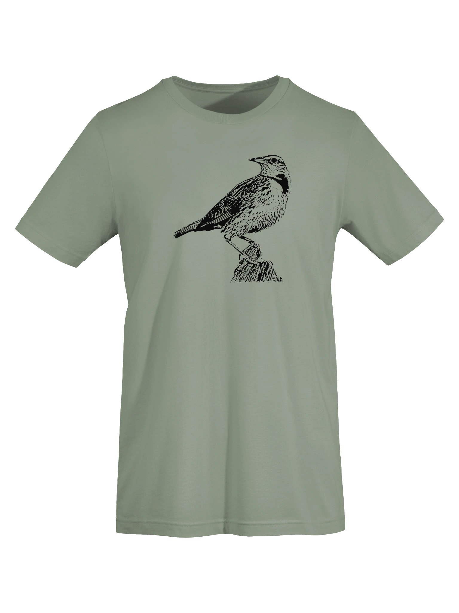 Western Meadowlark Unisex Birdwatching T-shirt product image (5)