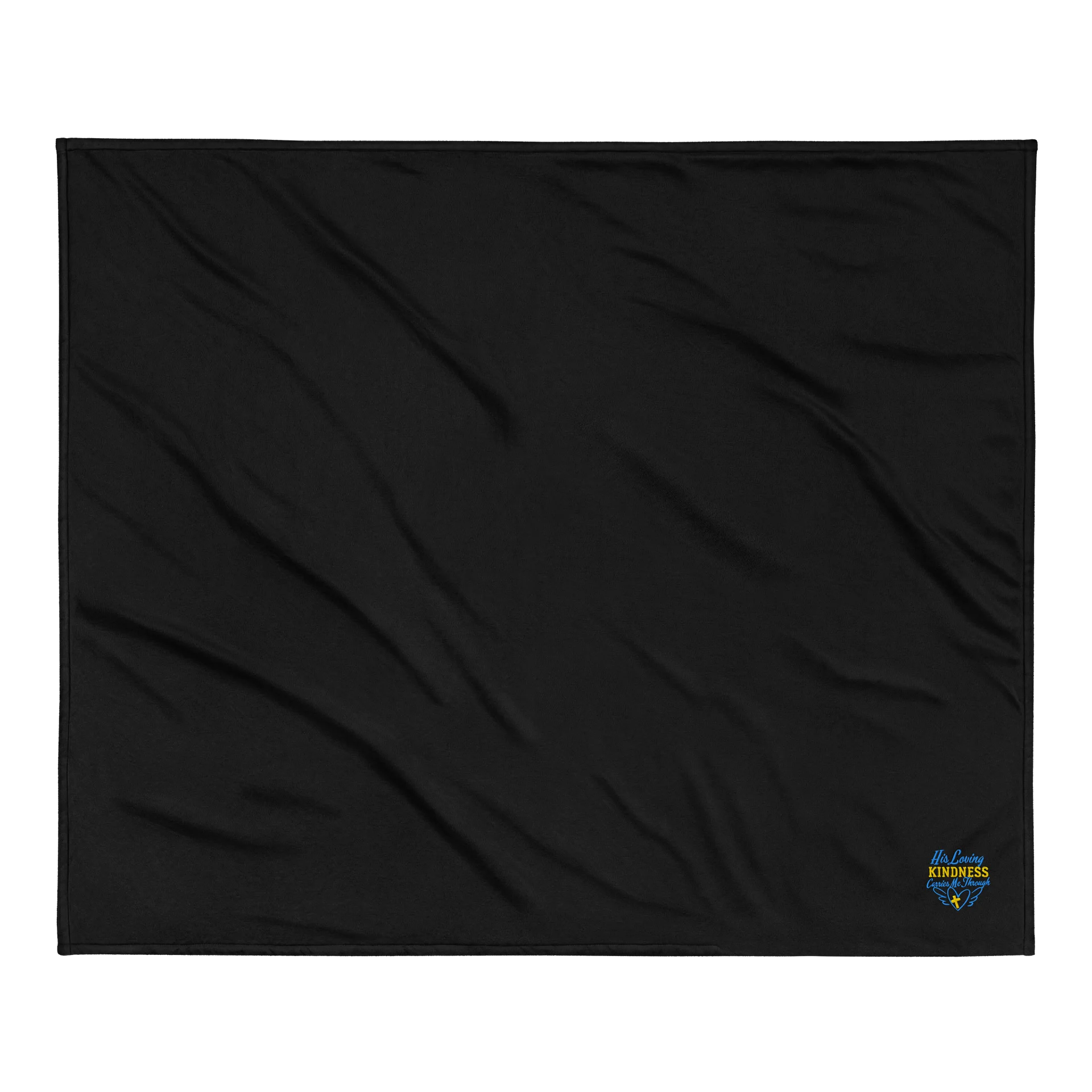 His Loving Kindness Comfort Embroidered Sherpa Blanket product image (2)