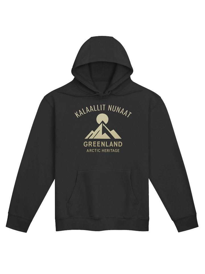 Kalaallit Nunaat Heritage Hoodie – Arctic Gold Edition product image (1)