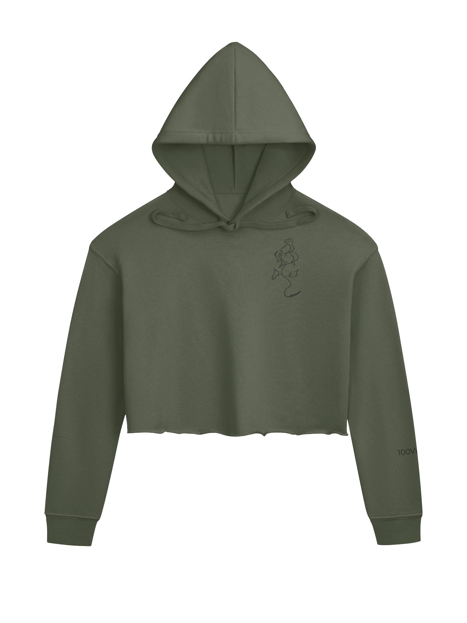Strength Prevails Cropped Hoodie product image (5)