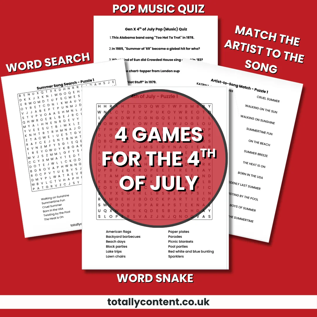 Gen X 4th of July Games product image (2)