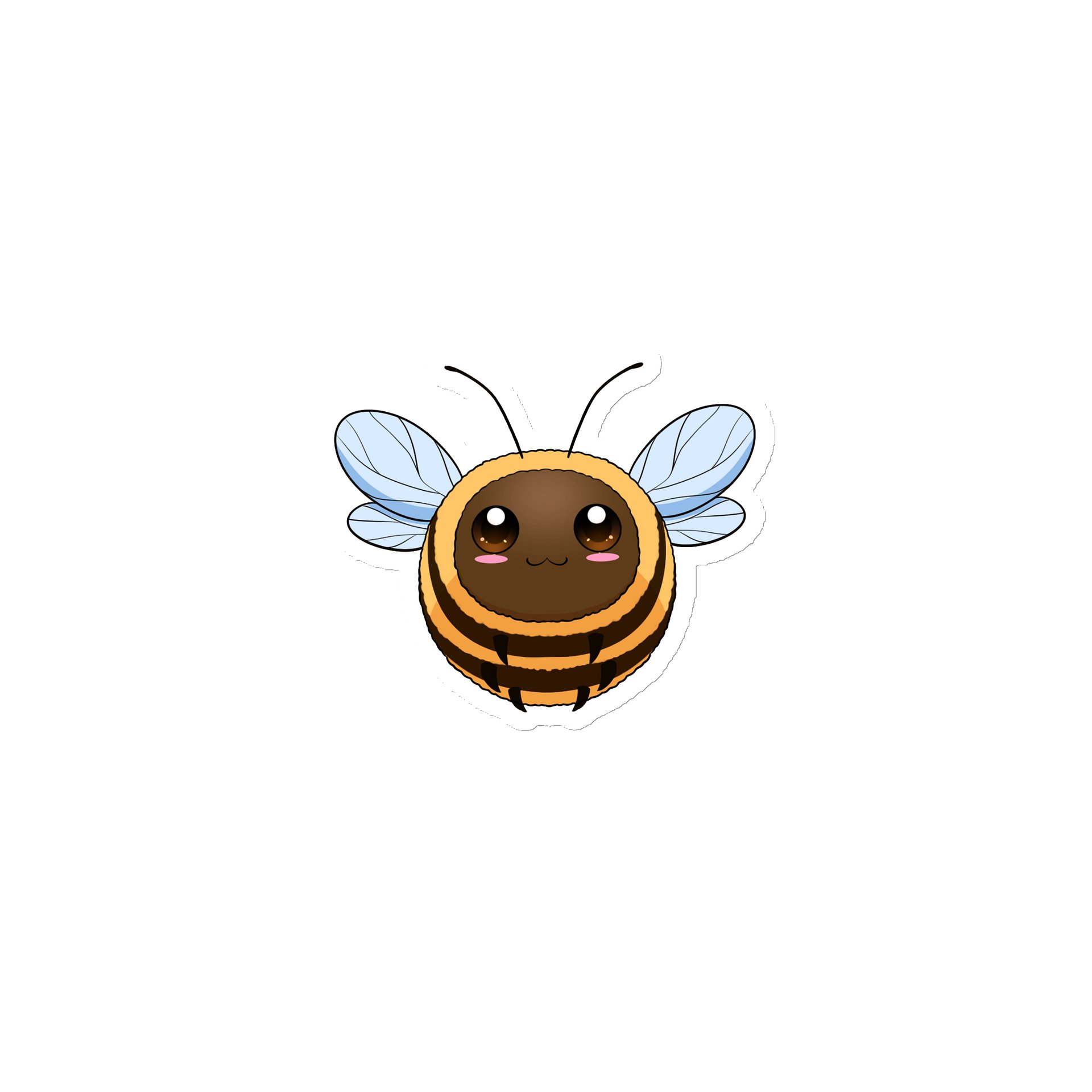 Blushing Buzz Die-Cut Magnets product image (1)