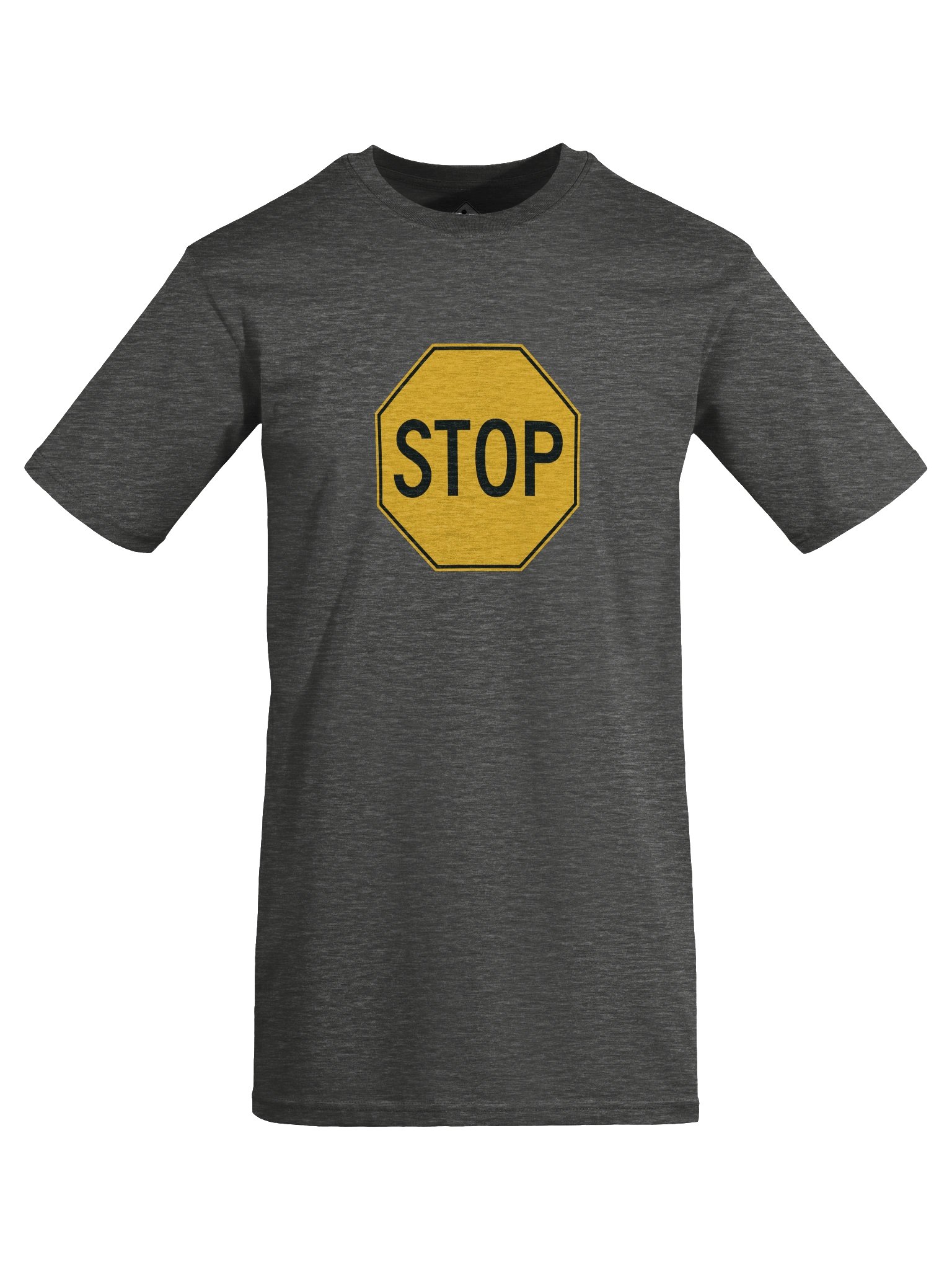 Yellow Stop Sign Heavyweight Tee product image (7)