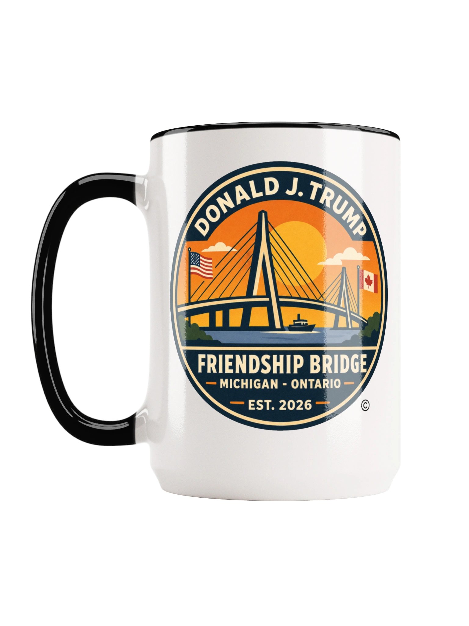 Official 15 oz Souvenir Mug - Donald J. Trump Friendship Bridge™ product image (7)