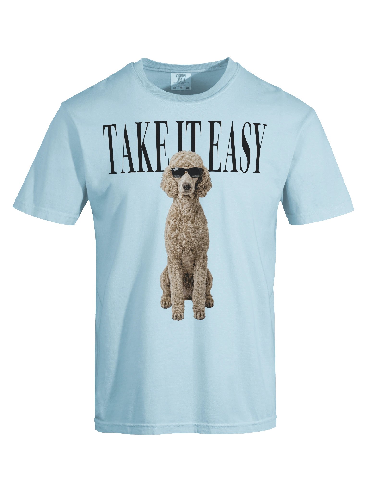 Take It Easy '90s Pop Vintage-Style T-Shirt for Standard Poodle(Cream) Owners product image (10)