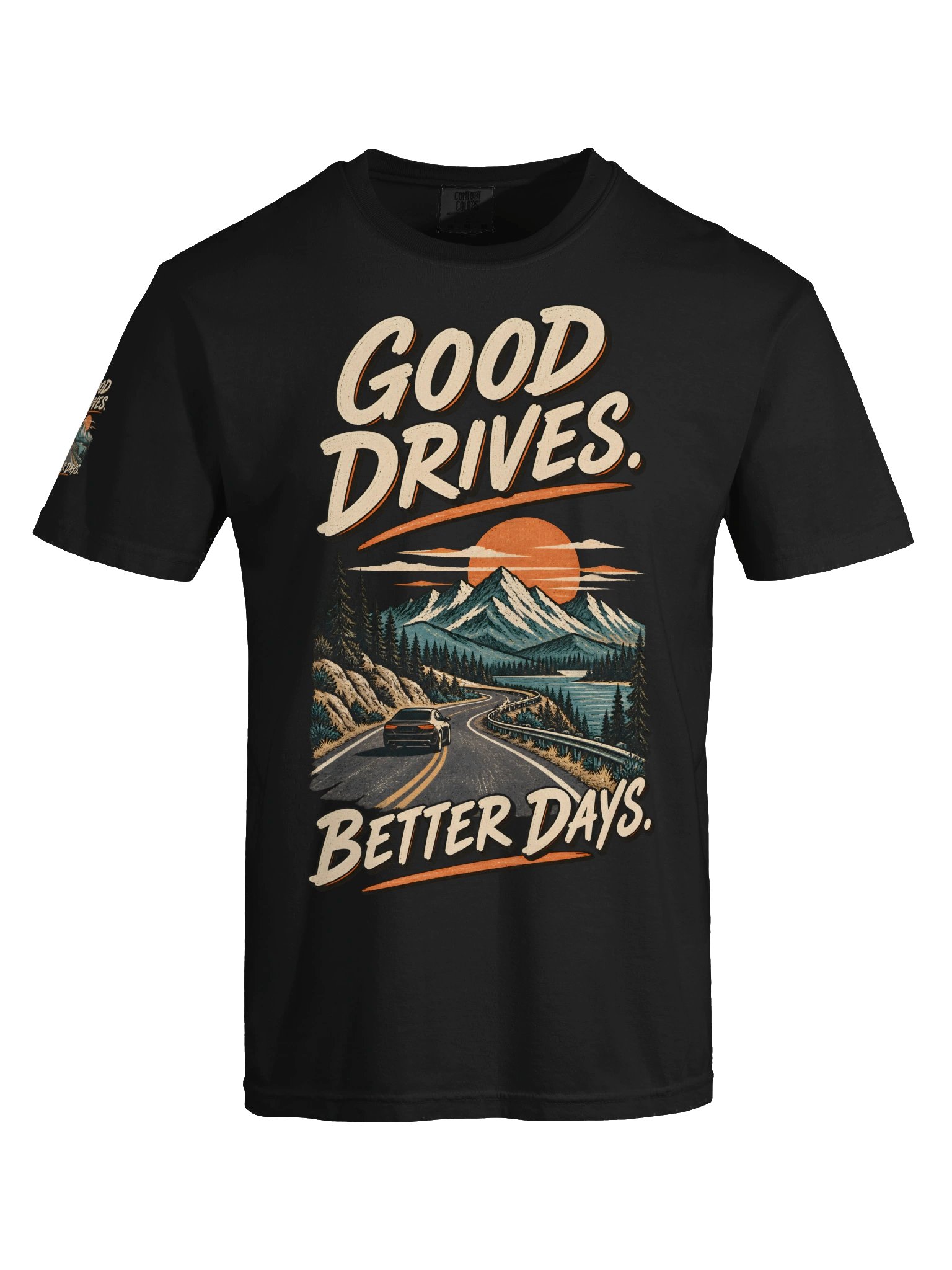 Good Drives, Better Days – Vintage Car Lover T-Shirt product image (5)