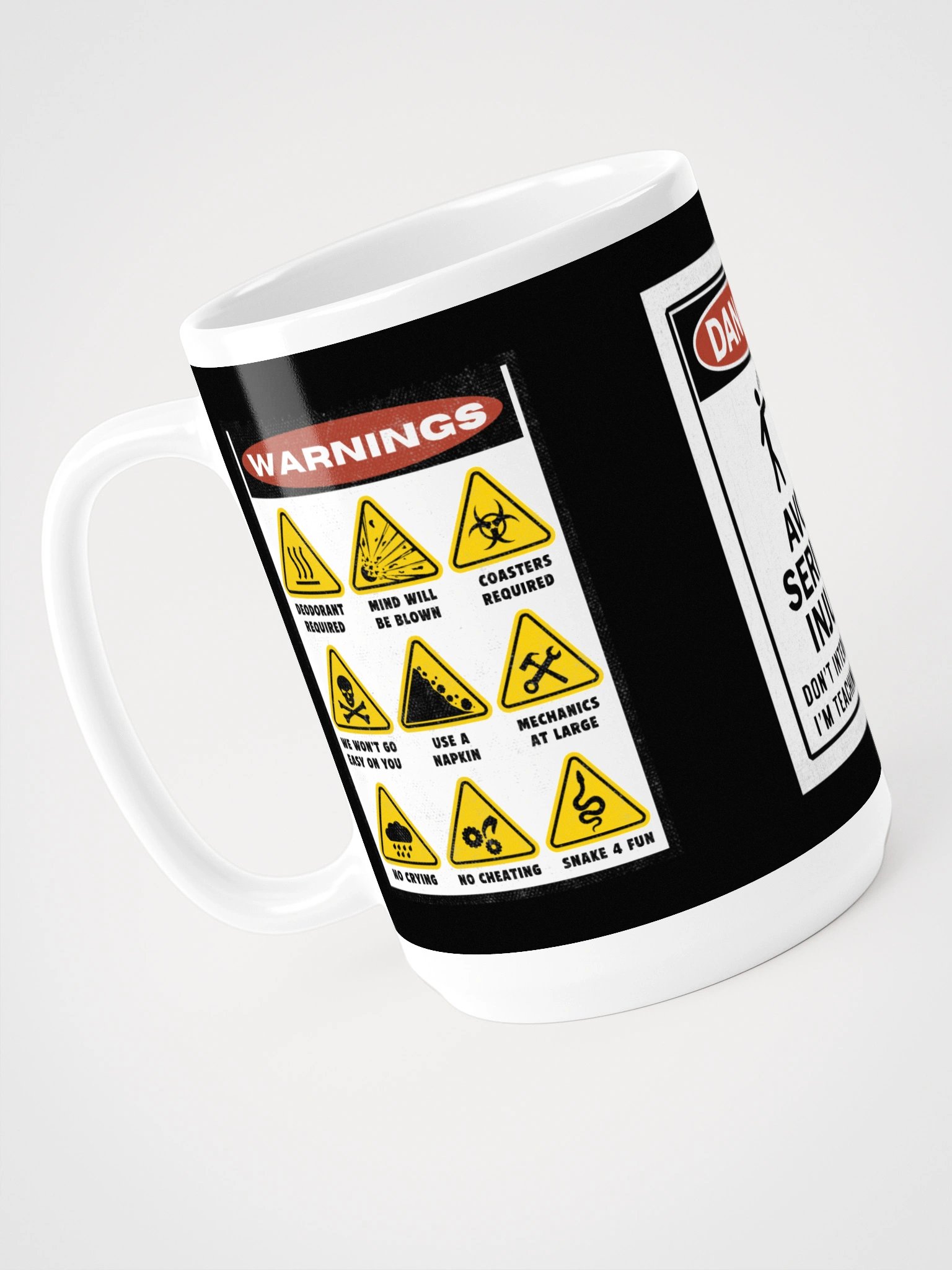 Funny Warning Sign Mug for Board Gamers - 15 ounce product image (8)