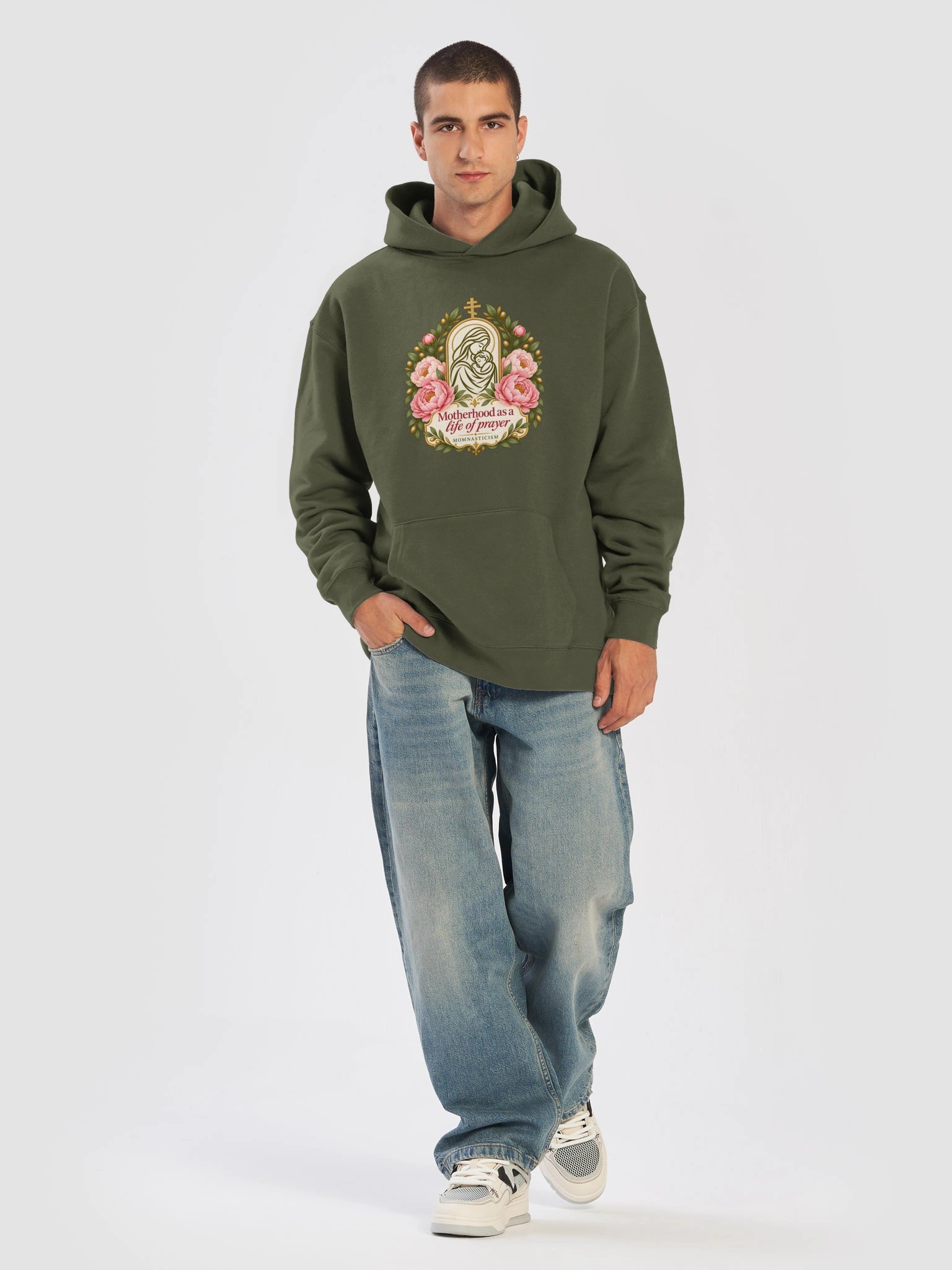 Motherhood as a Life of Prayer | Peony Hoodie product image (17)