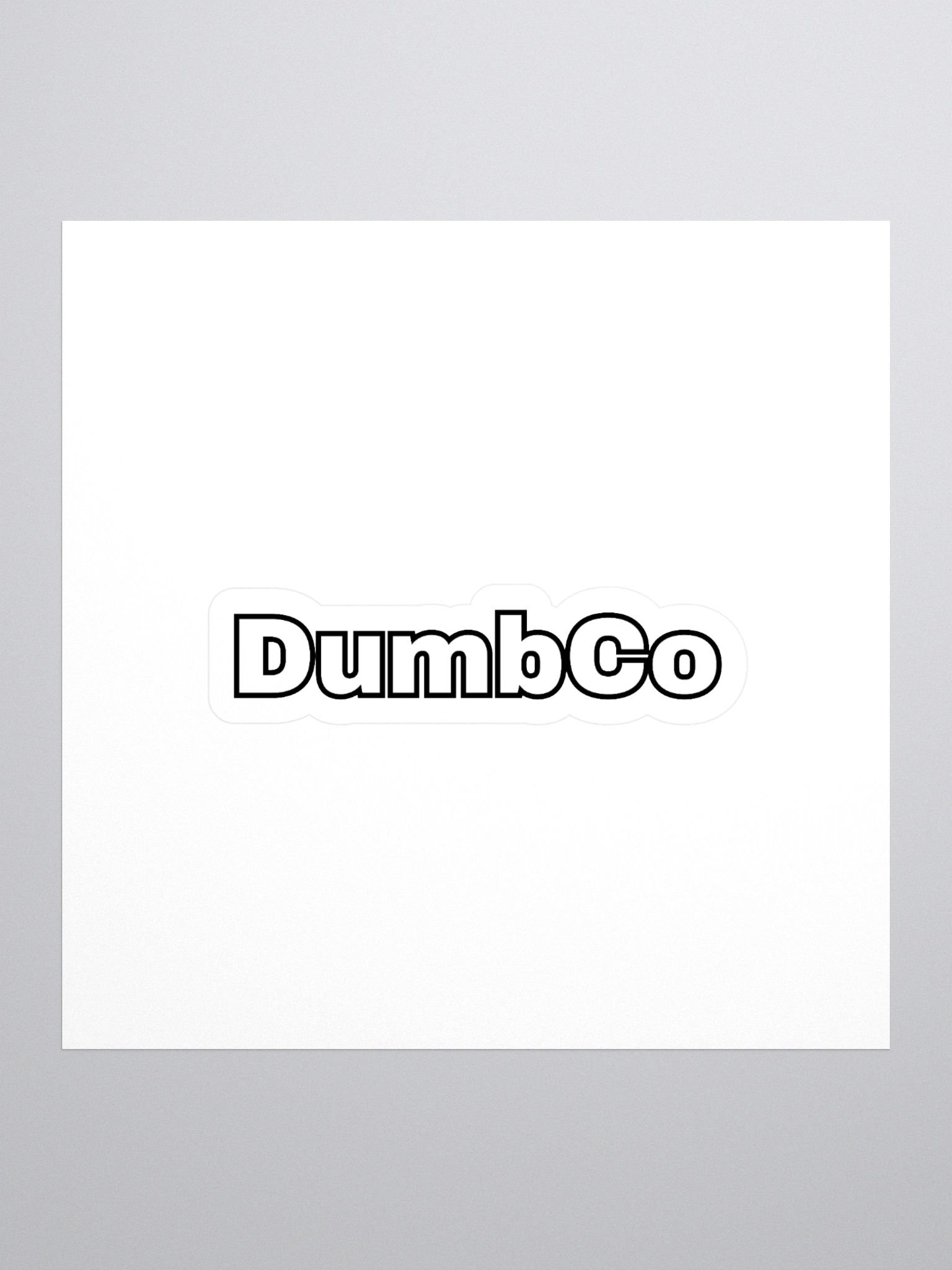 DumbCo Sticker product image (1)
