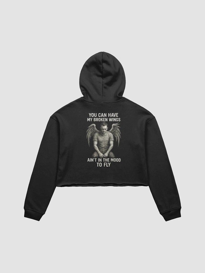 Ain't In The Mood To Fly - Women's Crop Hoodie product image (2)