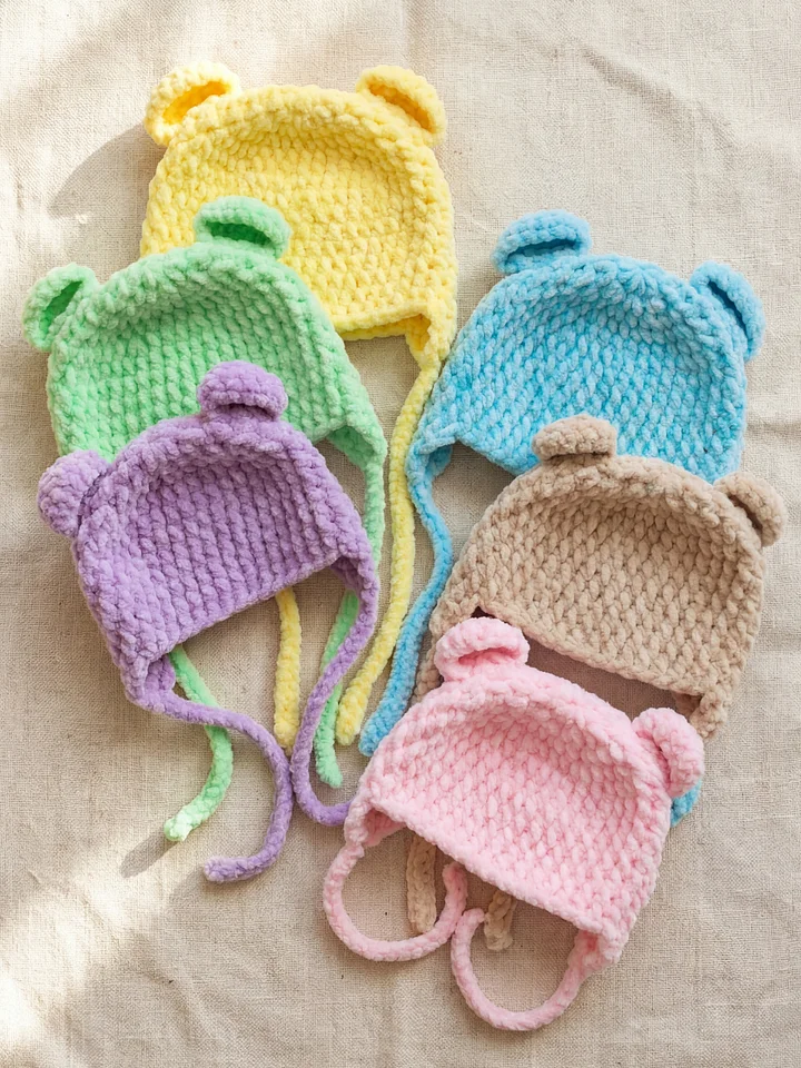 Cozy Cloud Beanie Crochet Pattern product image (1)