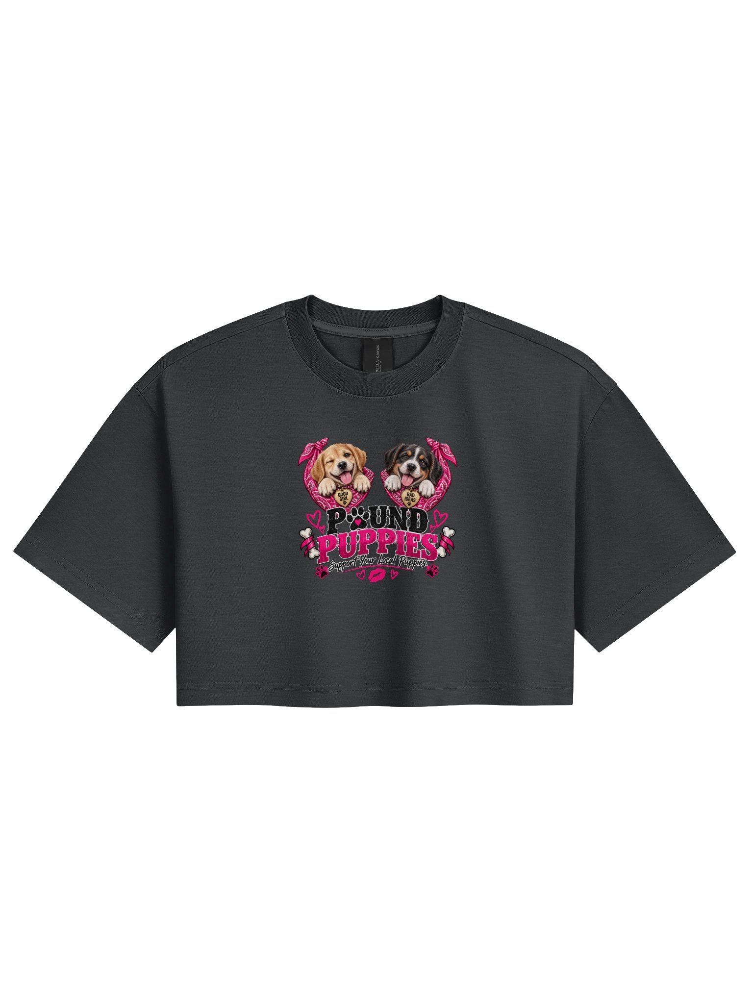 GOOD GIRL / BAD IDEAS — 💋🤠 POUND PUPPIES (Special Edition halter top) product image (1)