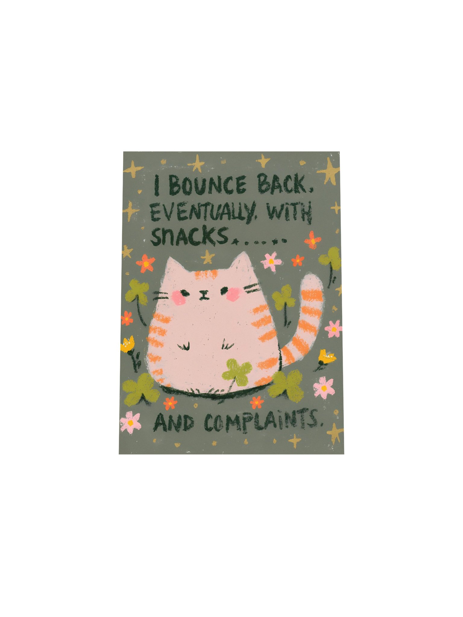 Bounce Back Cat Poster product image (18)