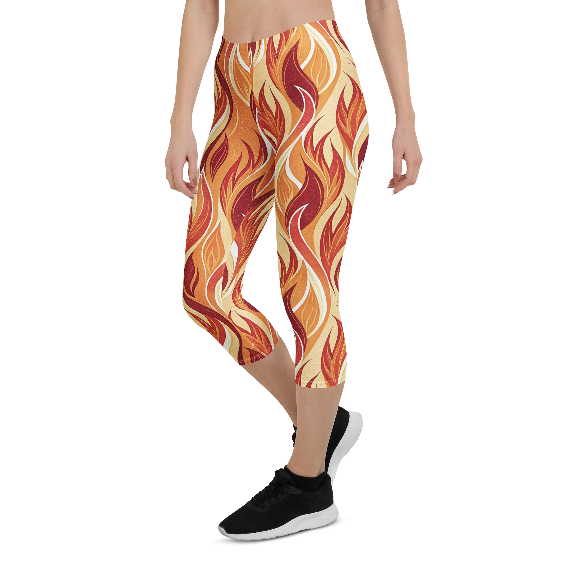 Autumn Flame Capri Leggings product image (6)