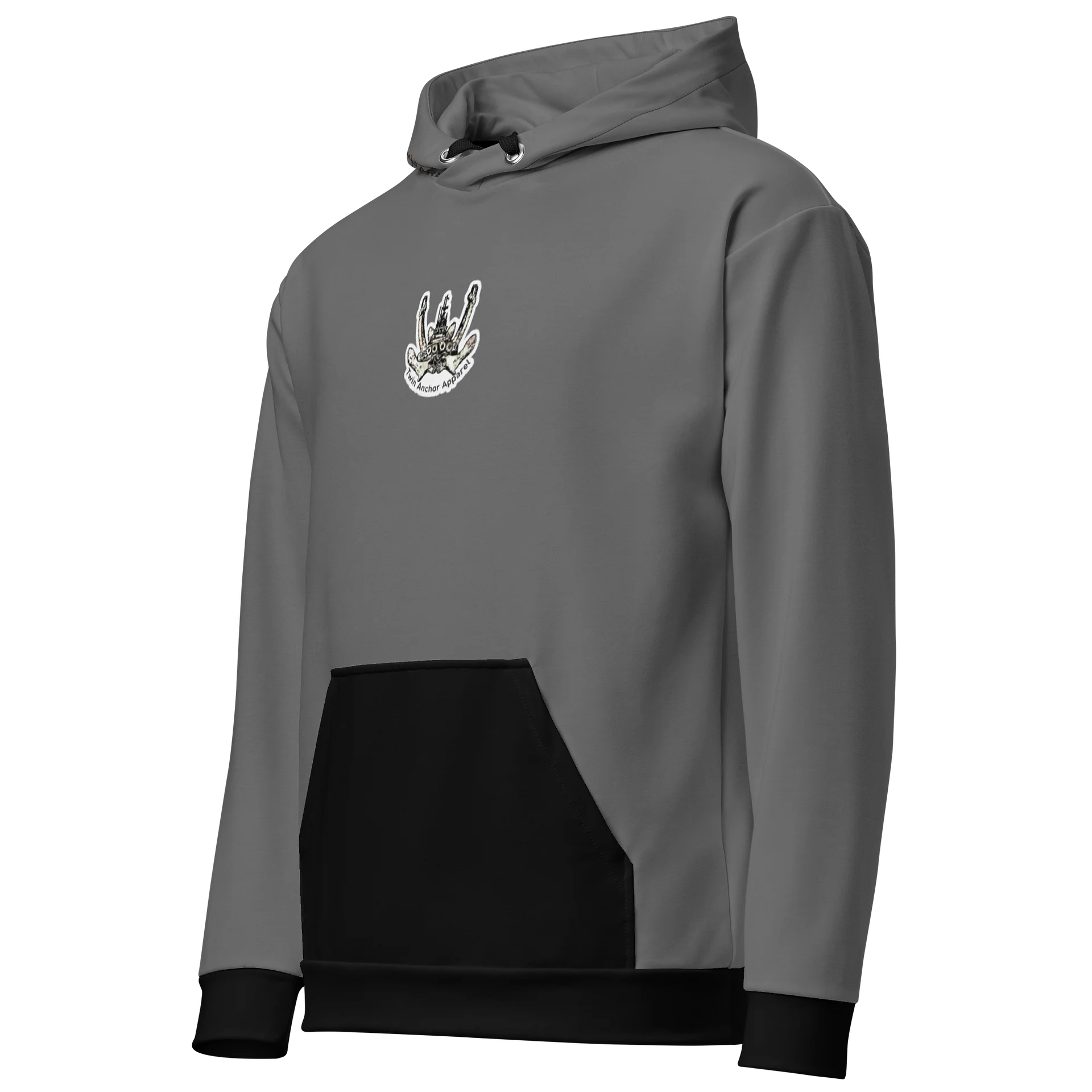 TAA & Foss (Gray) – Performance Marine Wear | Twin Anchor Apparel North Current Line product image (2)
