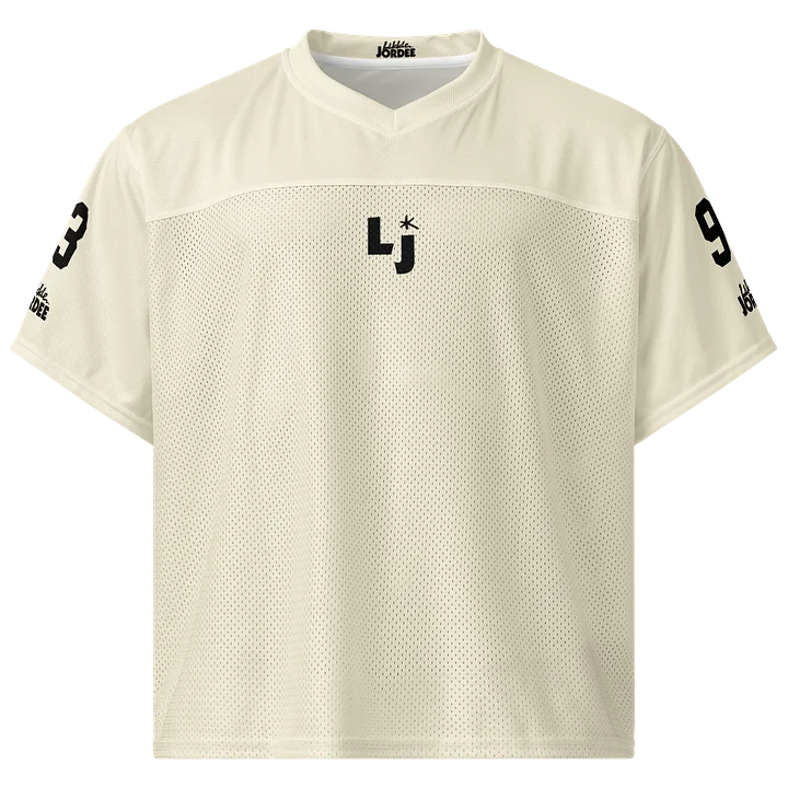"likkle but TALLAWAH" Boxy Football Jersey product image (1)