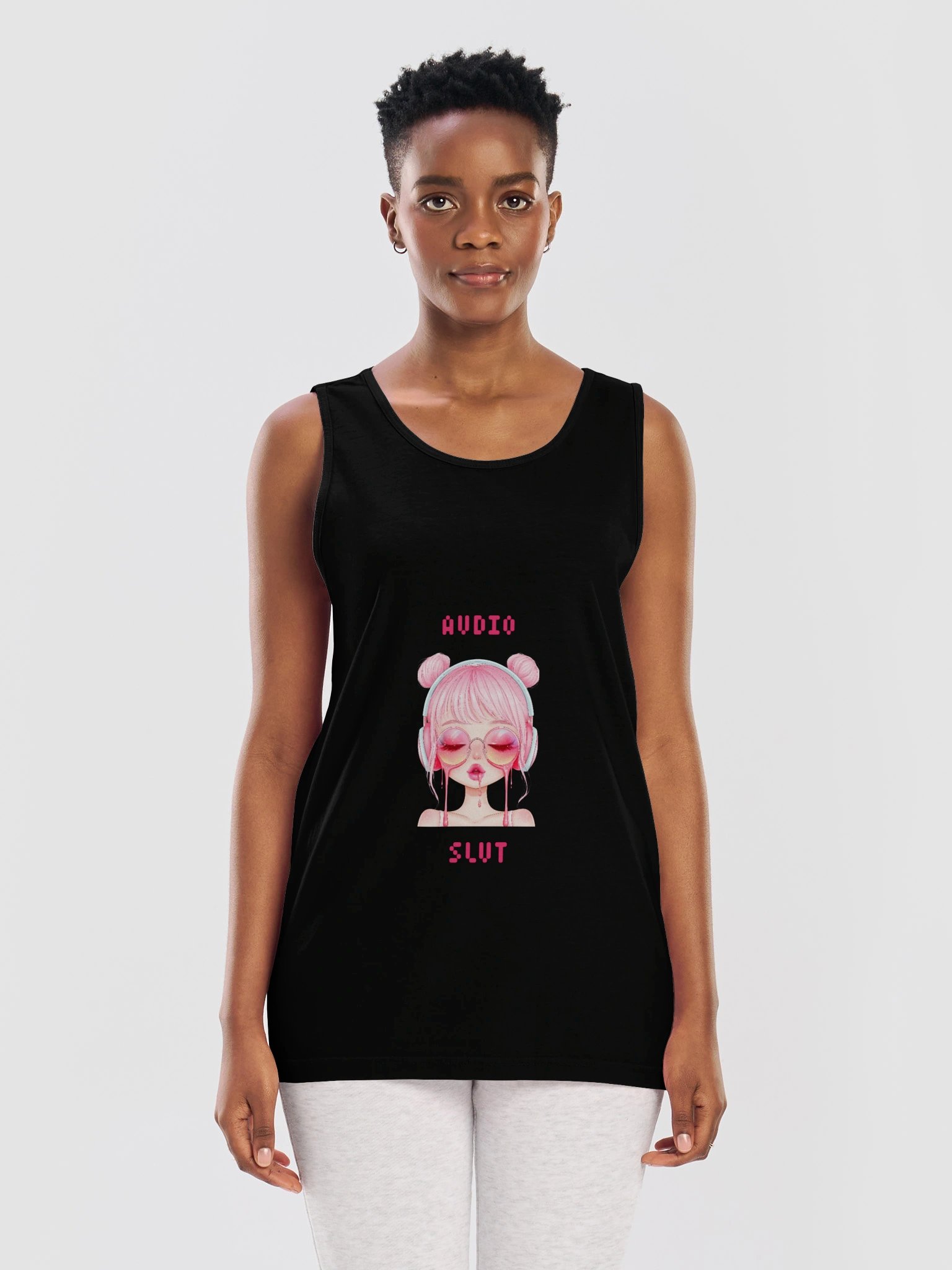 Audio Slut Pink Anime ASMR Tank product image (32)