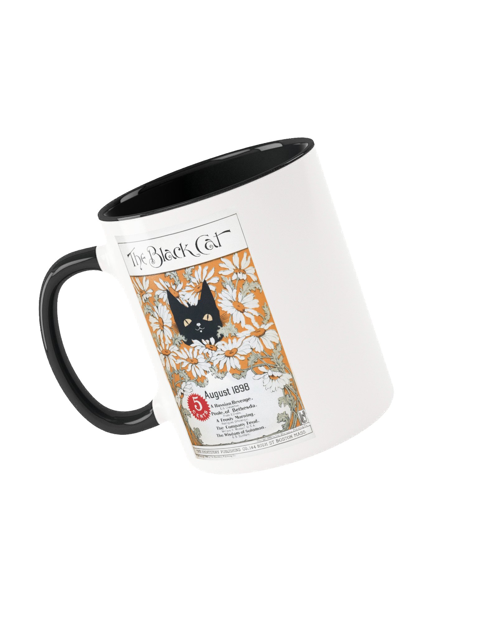 Vintage Black Cat Magazine Mug product image (53)
