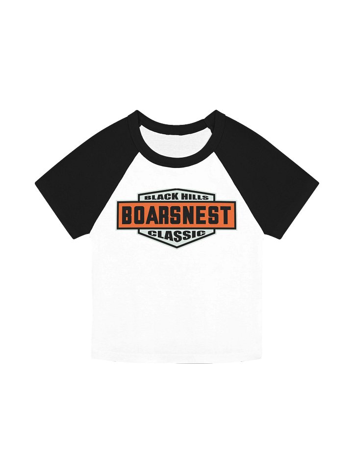 Boarsnest Classic Shield Emblem Baby Tee product image (1)