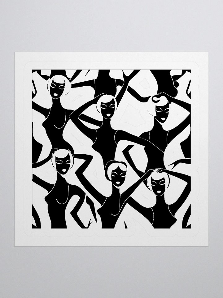 Rhythmic Reflections Custom Kiss Cut Stickers product image (2)