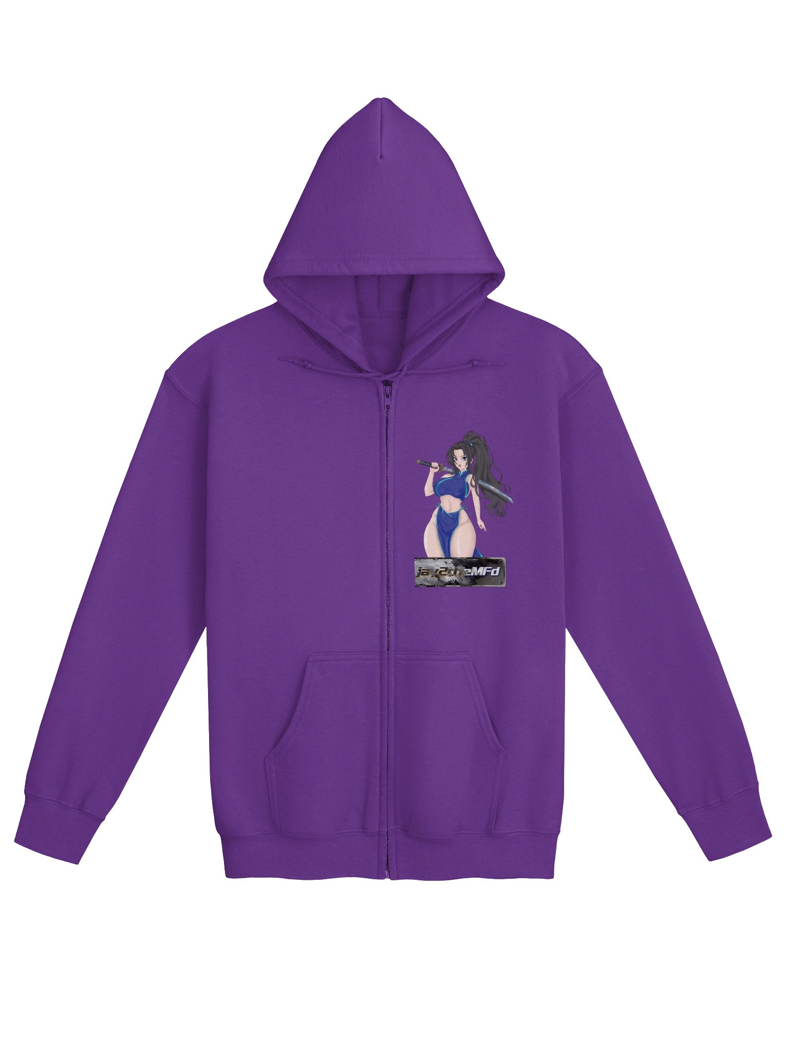 Warrior Princess Purple Zip Up product image (1)
