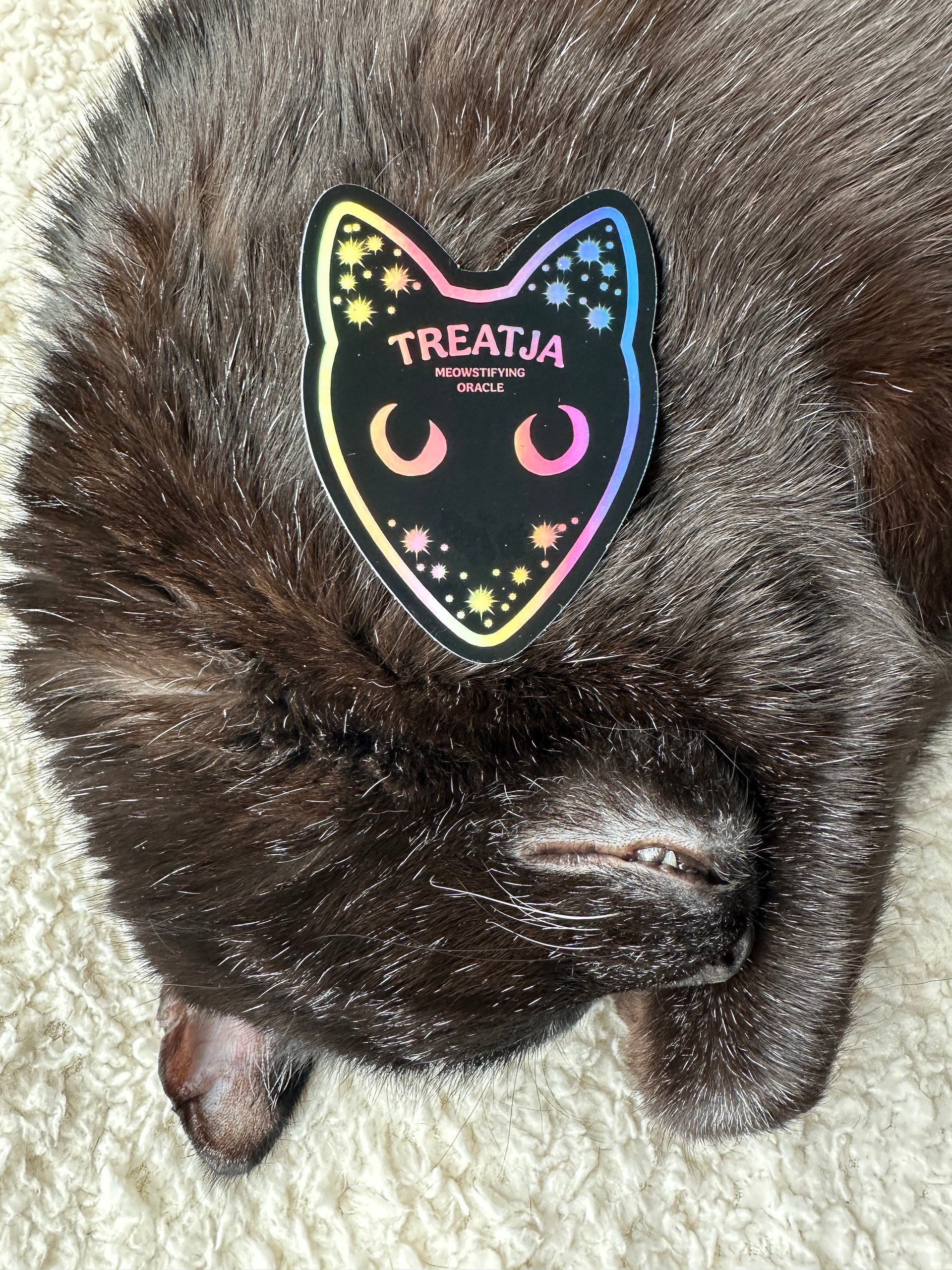 Holographic Treatja planchette sticker product image (2)