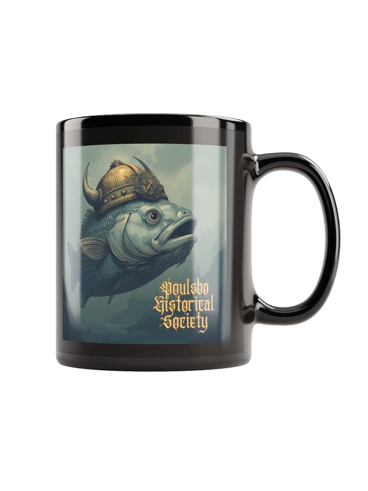 Viking Fish Black Glossy Mug product image (1)