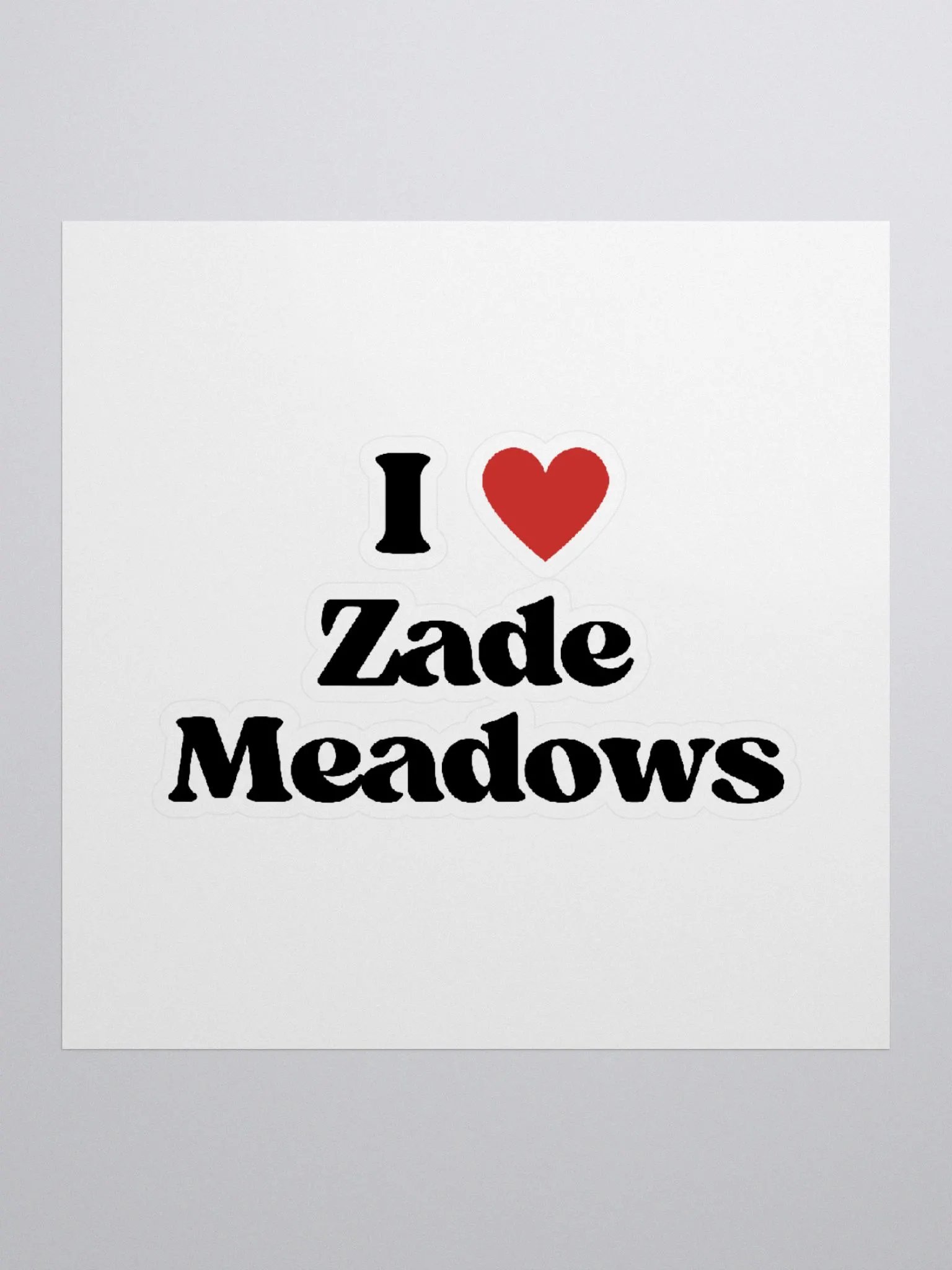 Zade Meadows Sticker product image (1)