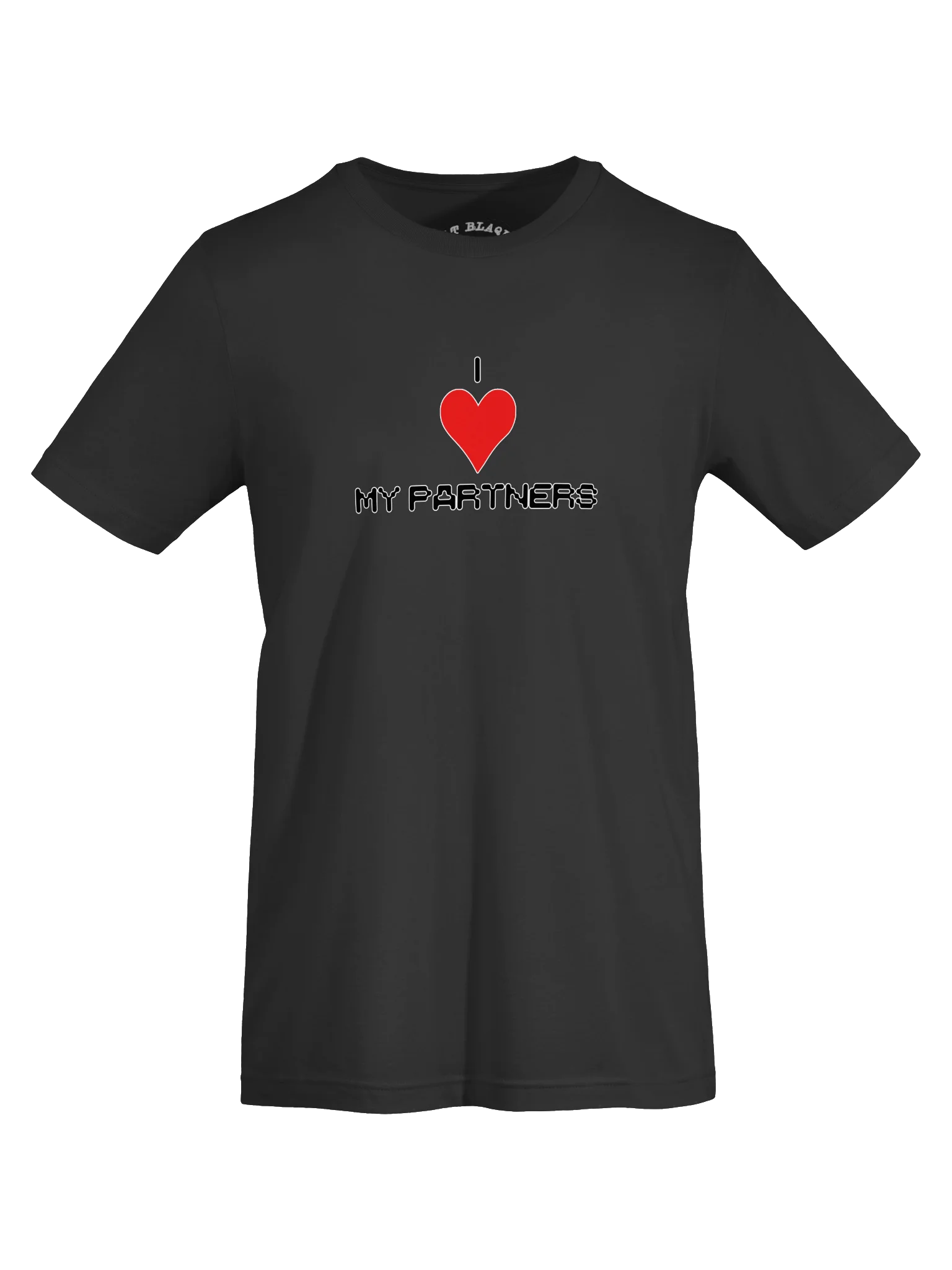 I Love My Partners Super Soft Black Ink Tee product image (5)