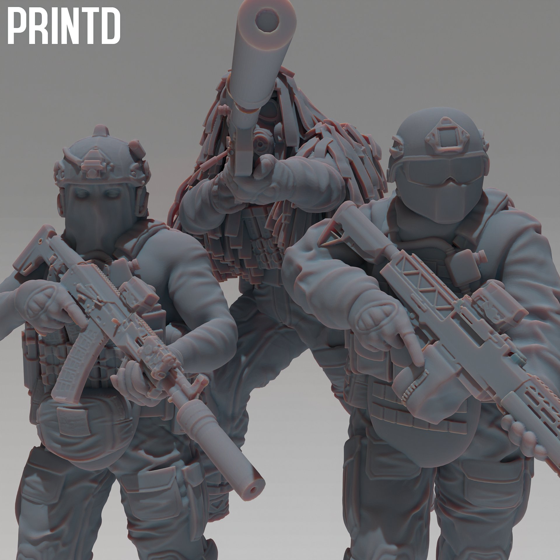 Apex Group Elite Operatives - Modern Warfare Wargame Resin Models Zona Alpha product image (1)