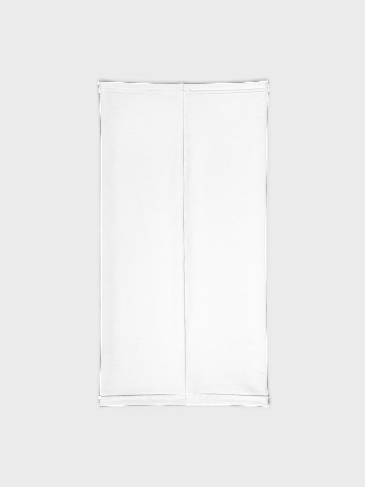 White Neck Gaiter with logo product image (4)