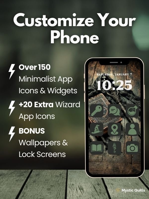 Dark Arts Aesthetic Minimalist App Icon Pack for Phones and Tablets Android and IOS product image (3)