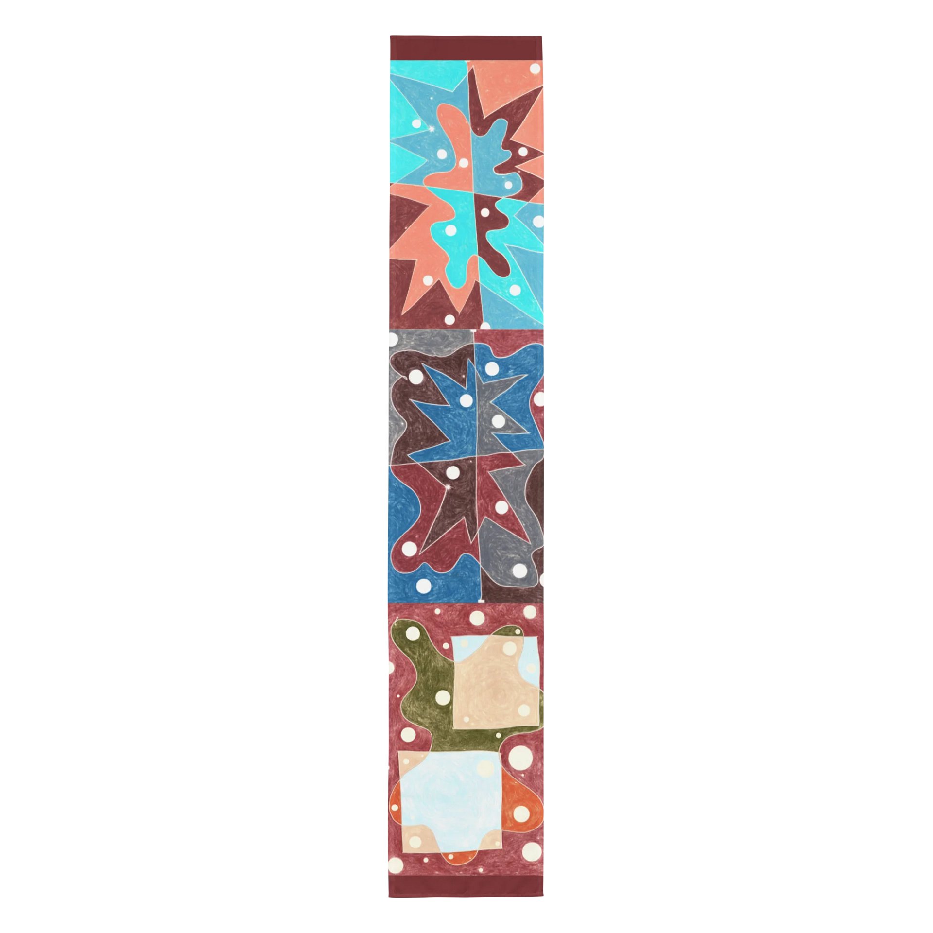 Cartoon University table runner product image (4)