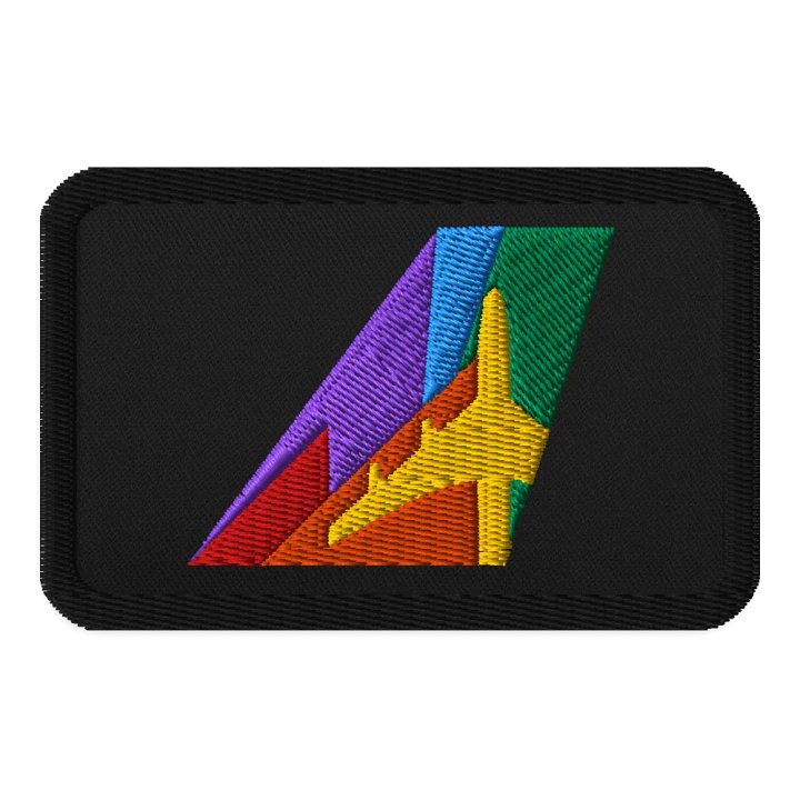 James Warren-Oliver Limited Edition Pride Tailfin - Embroidered Patch product image (1)