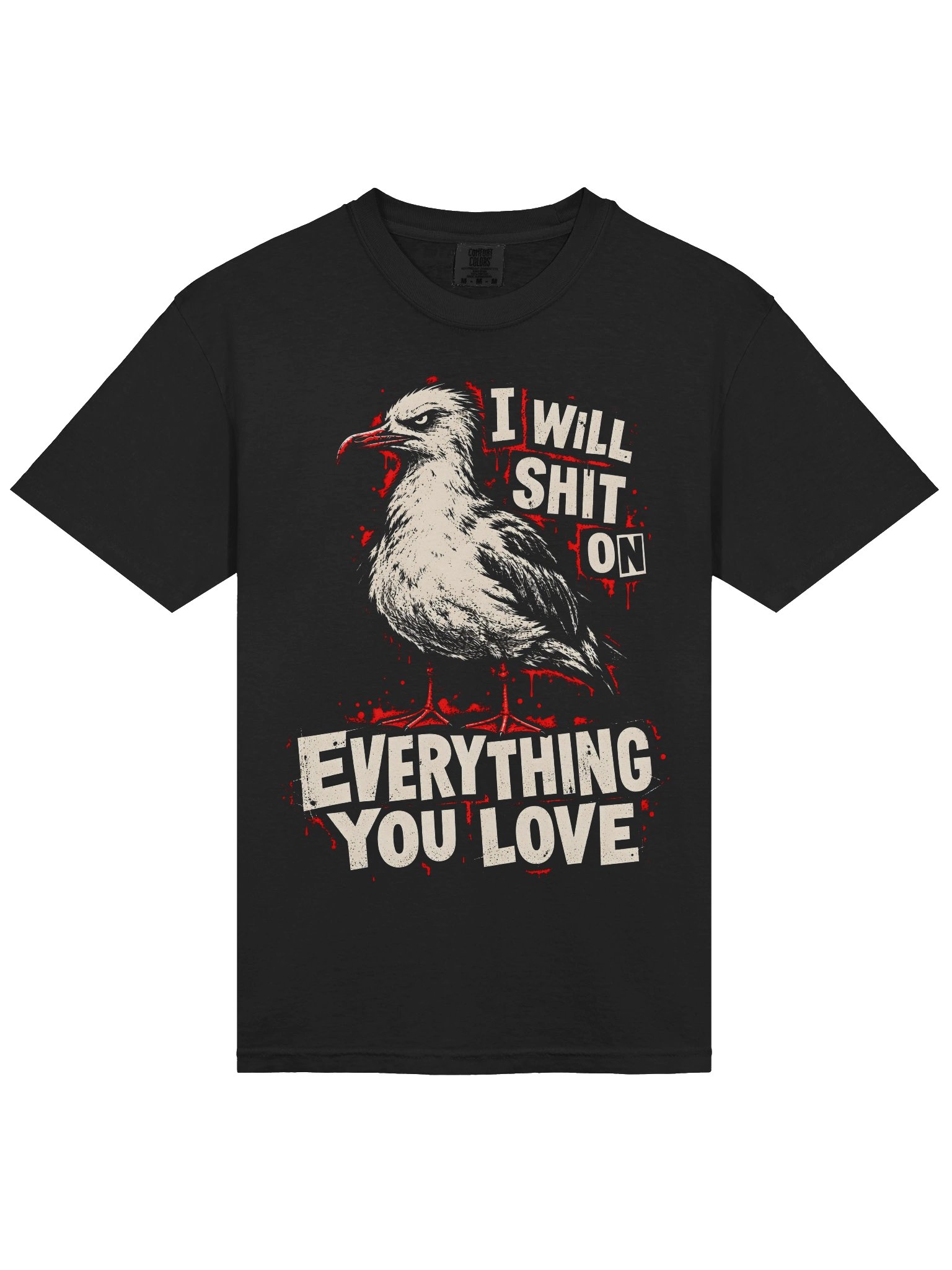 I Will Shit .... Heavyweight Vintage Graphic Tee product image (11)