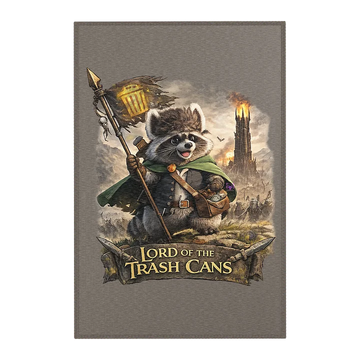 Lord of the Trash Cans Rug product image (1)