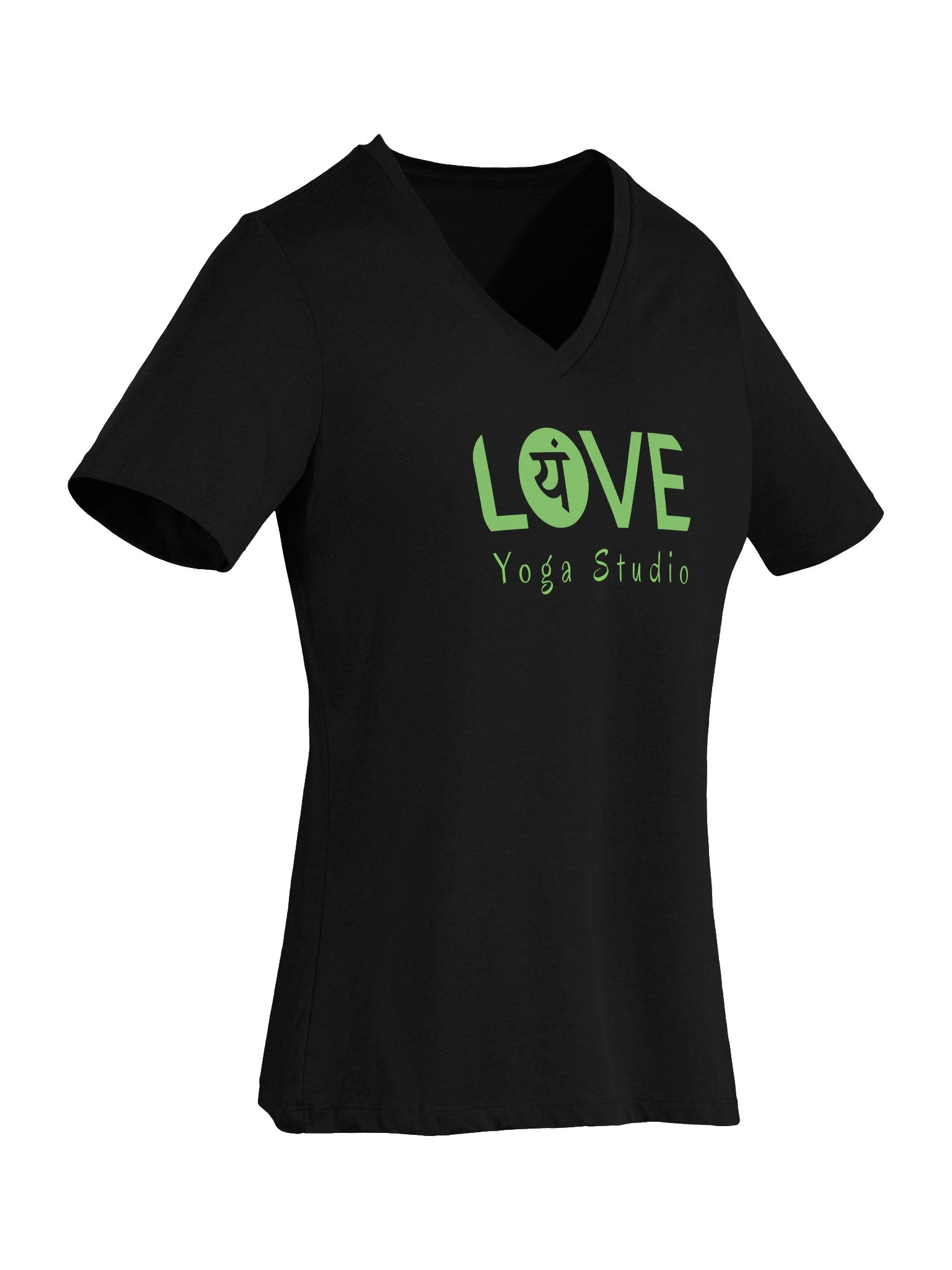 Love Yoga Vneck Green product image (6)