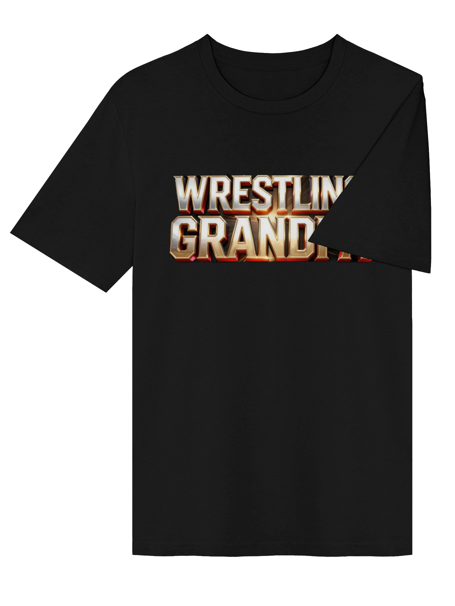 Wrestling Grandpa Metallic 3D Tee product image (4)