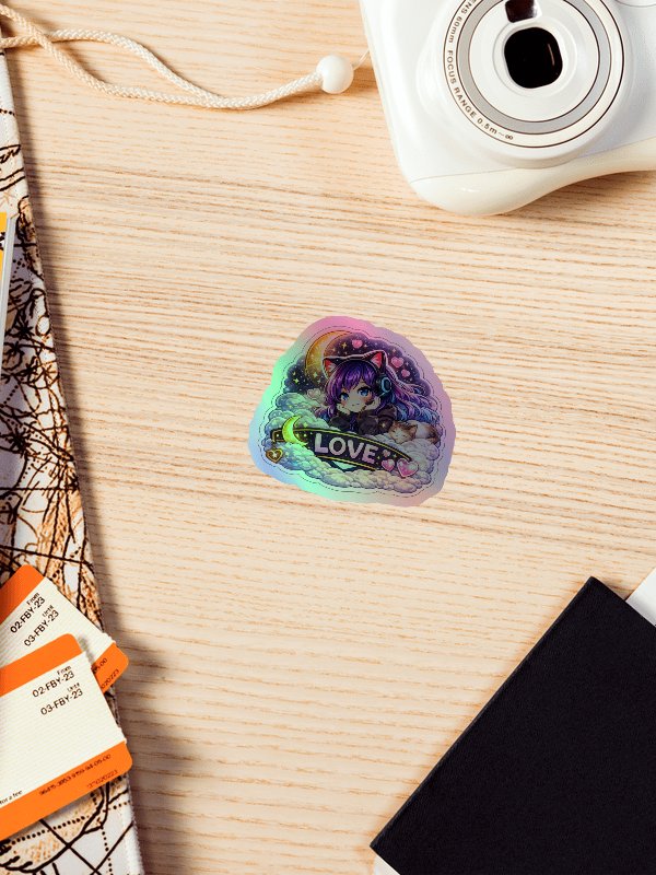 • AKC // Callie Sticker LOVE | Holographic | Callie Emote Badge Series product image (2)