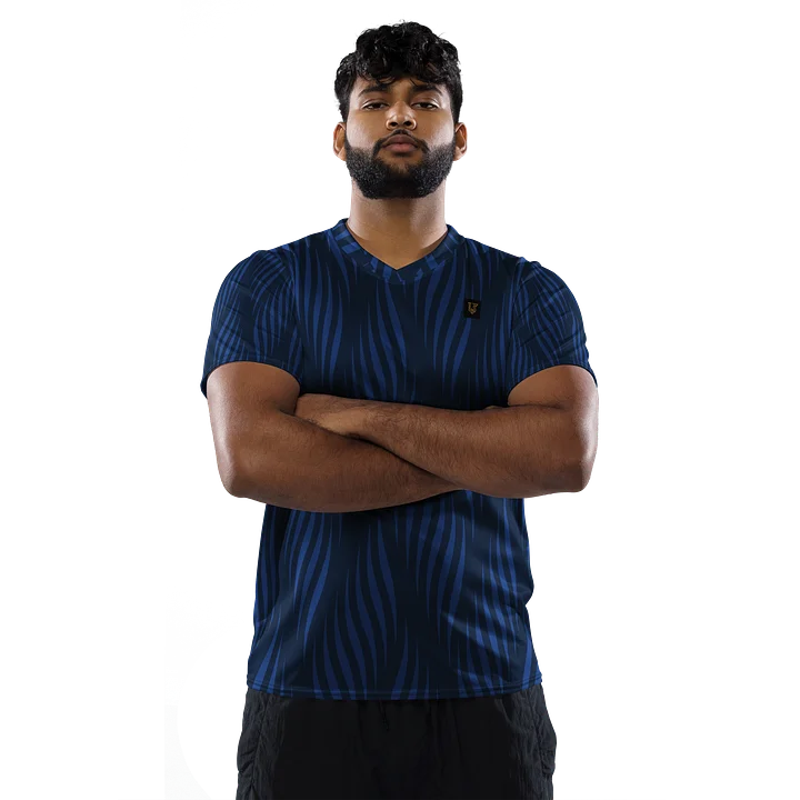 Lafate Store Designer Shirt Blue Pattern - Let'em Know - DC product image (2)