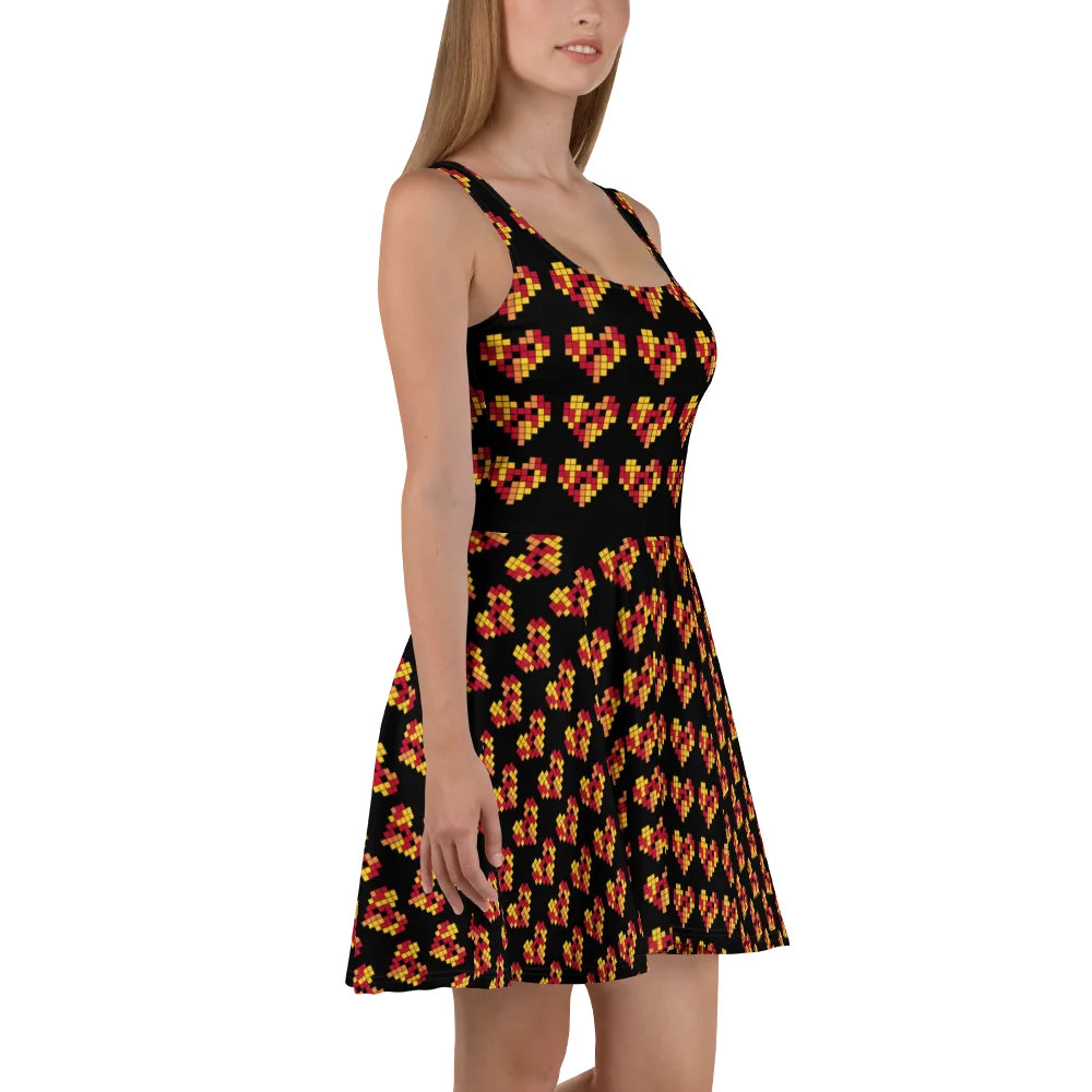Pixel Art Hearts Dress 8-Bit Retro product image (5)