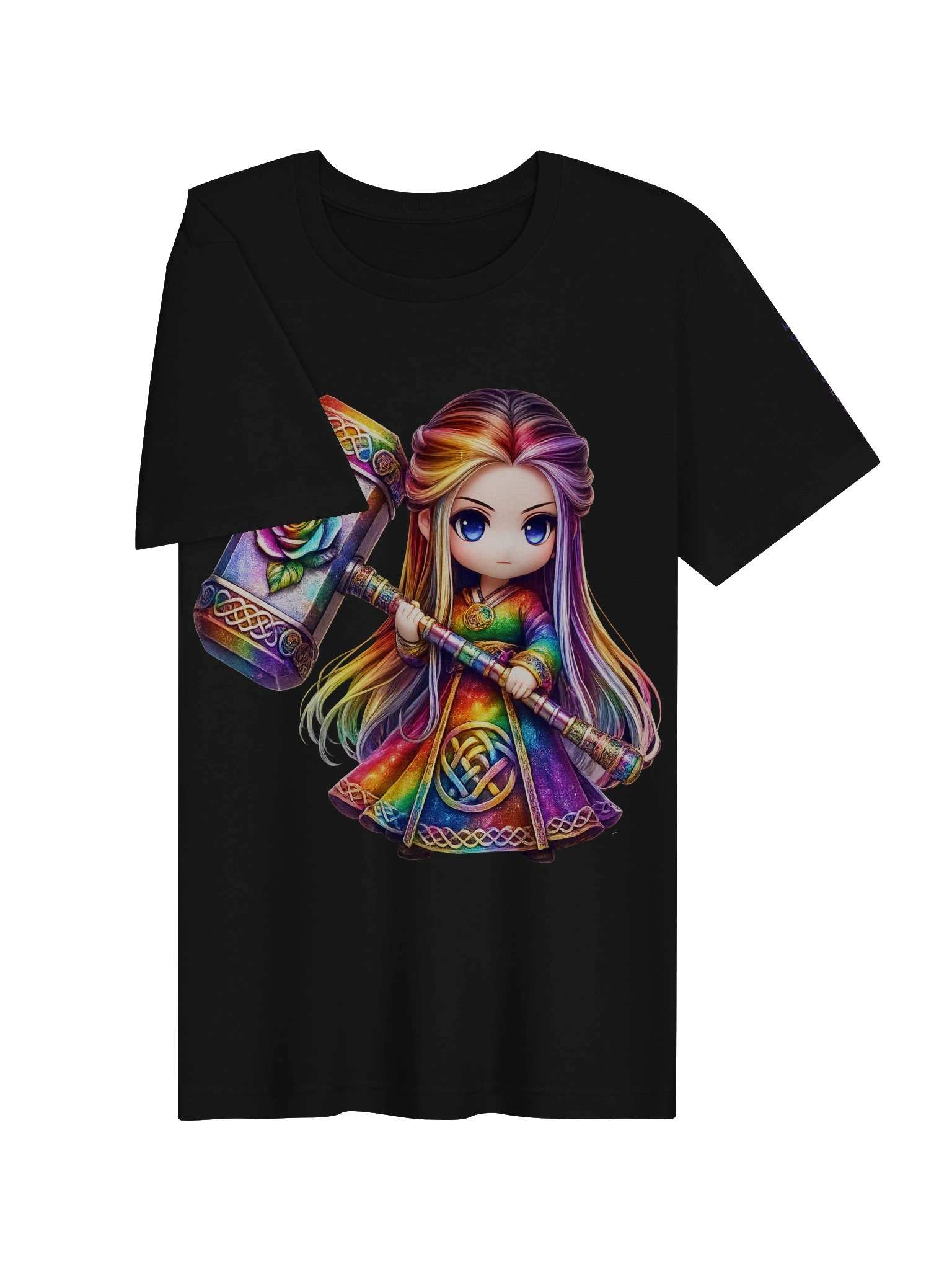 Rainbow Chibi Warrior Tee product image (3)