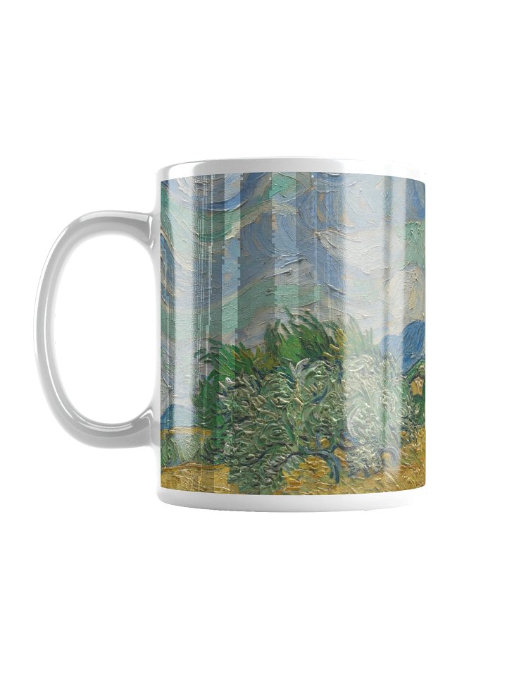 Wheat Field with Cypresses (Vincent van Gogh) Mug product image (2)
