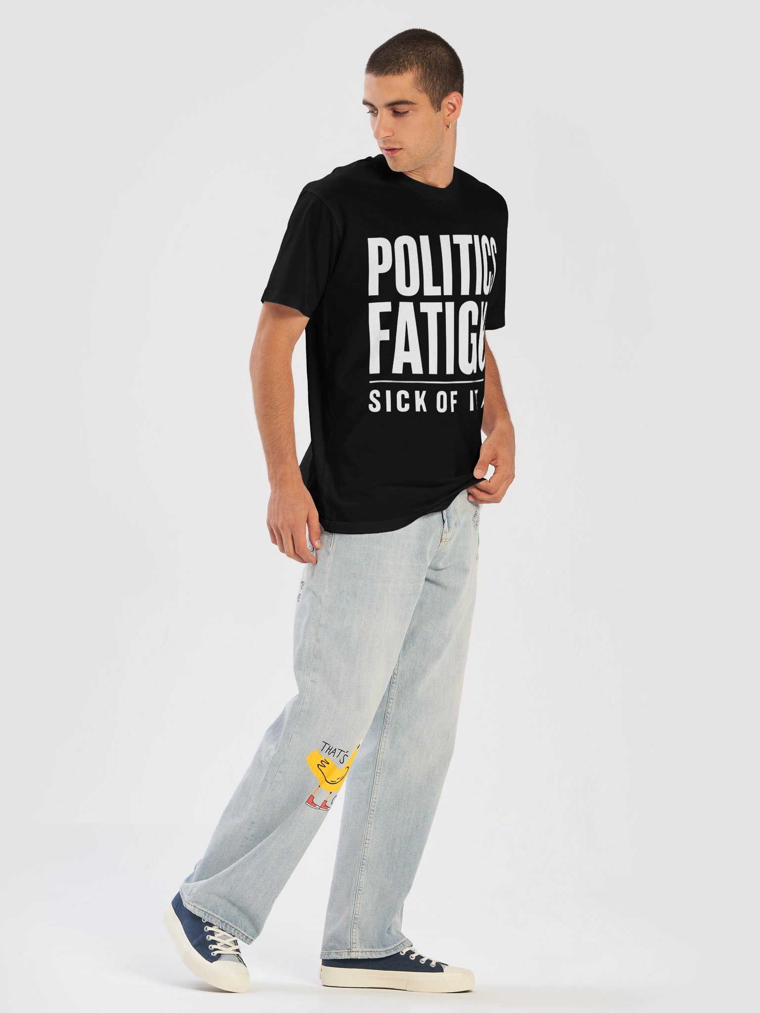 Politics Fatigue Graphic Tee product image (21)